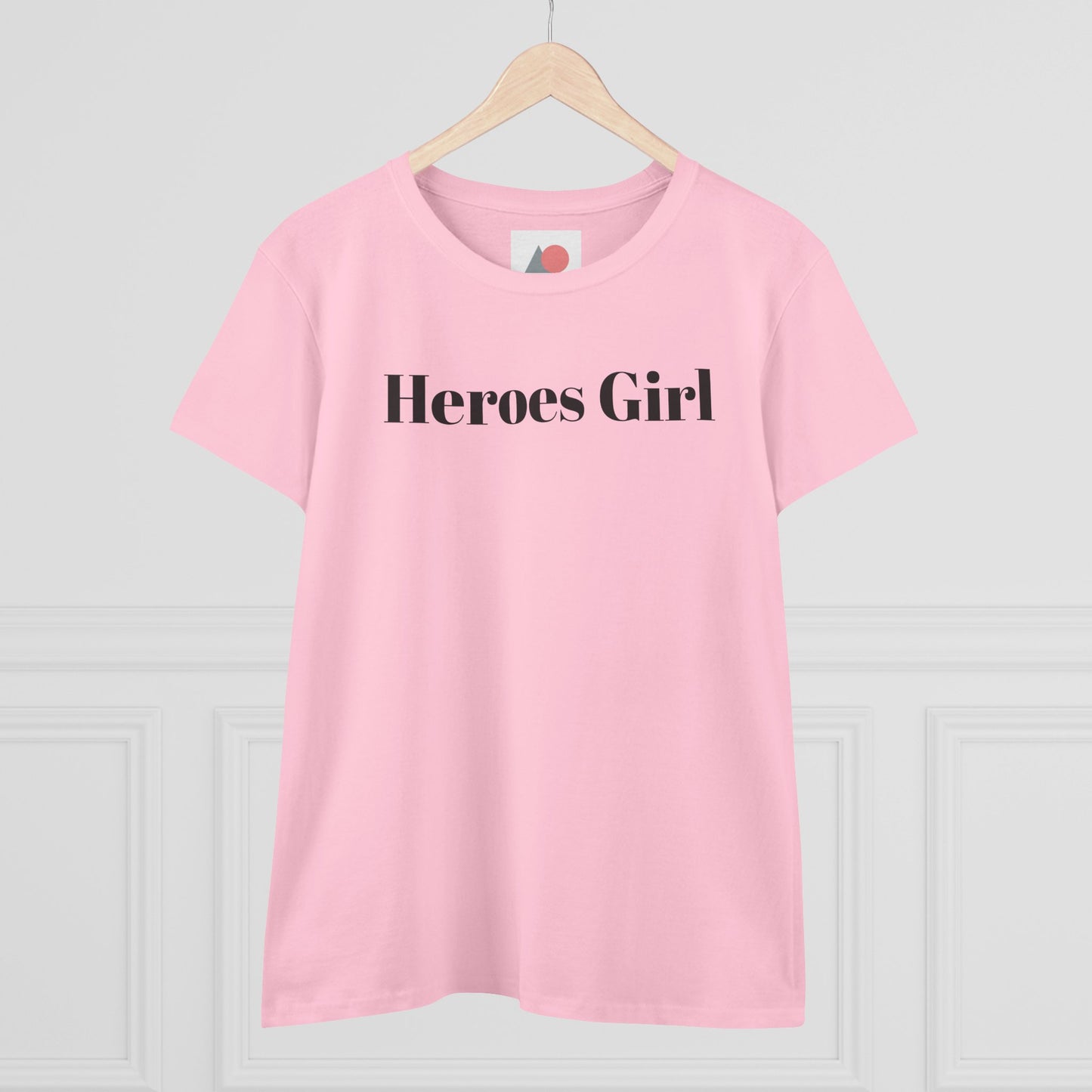 Heroes Girl Midweight Cotton Tee for Confident Women