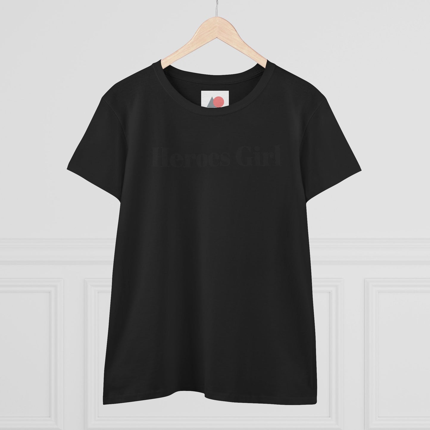 Heroes Girl Midweight Cotton Tee for Confident Women