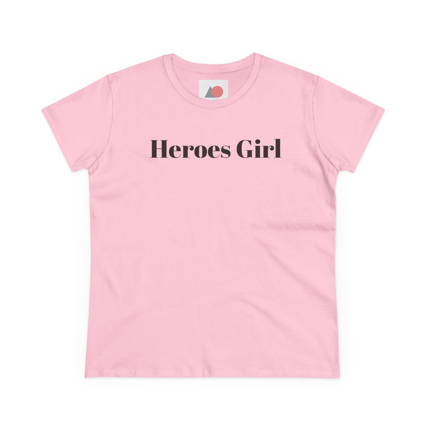 Heroes Girl Midweight Cotton Tee for Confident Women
