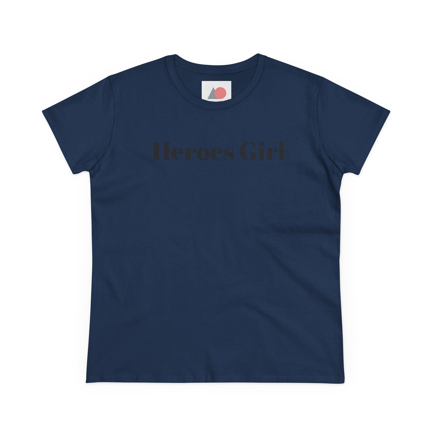 Heroes Girl Midweight Cotton Tee for Confident Women
